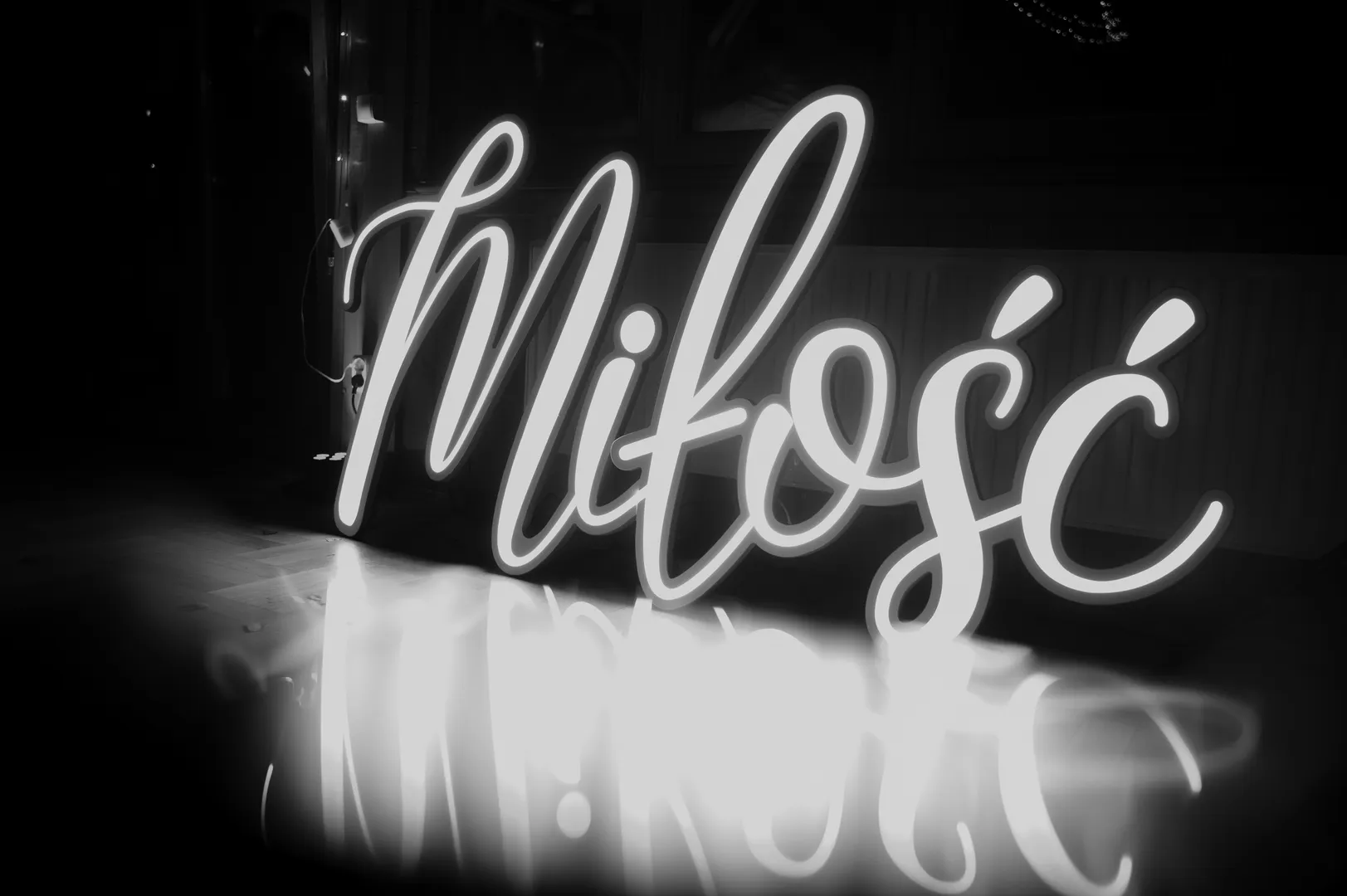 Napisy dekoracyjne LED